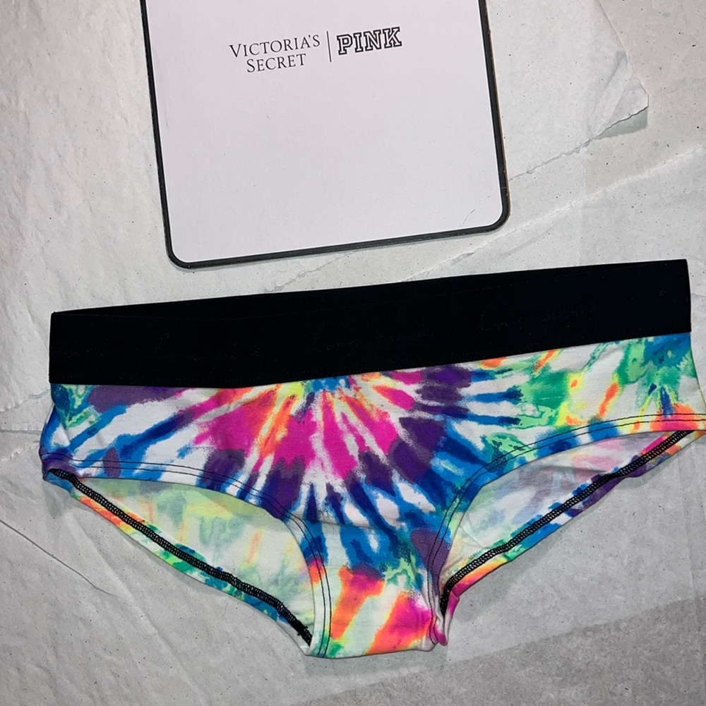 (M) PINK Victoria’s Secret Bikini Tie Dye Panty Underwear UNISEX